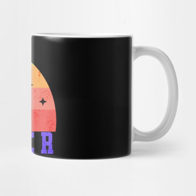Retro Sunset Bagpiper by HolidayBug